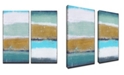 Ready2HangArt 'Shores' 2 Piece Abstract canvas Wall Art Set, 24x24"